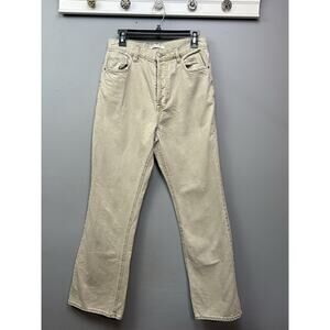 Pacsun Bootcut Jeans Womens 30 Beige Light Wash 5 Pockets High Rise Button Fly